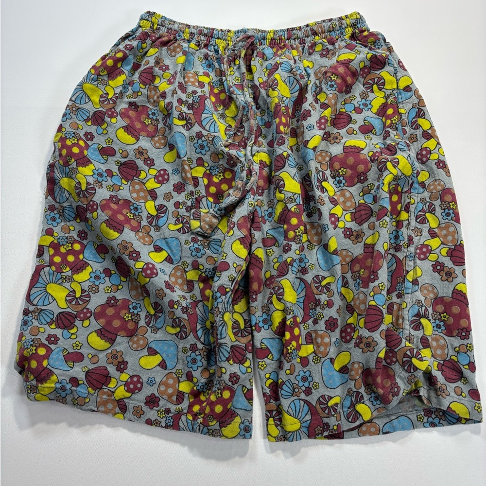 Vintage Y2K Kathmandu Multicolor Mushroom Shorts